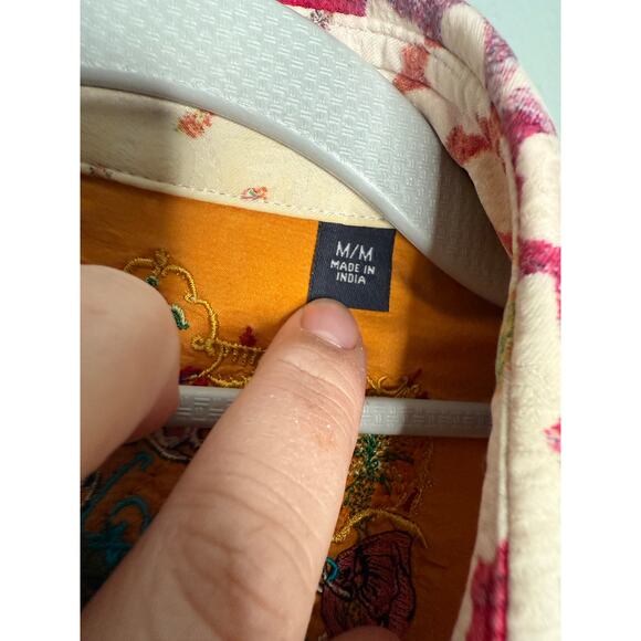 Silk Road by Robert Graham colorful button down top  - Picture 3 of 9